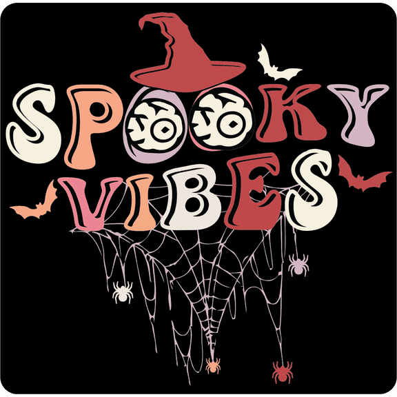 Spooky Vibes  Halloween  Great Gift Idea Single 5 Inch Magnet  Made in The USA  Car Auto Tool Box Refrigerator Magnet  MAG11748