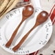 thumbnail image 4 of Ganfancp Cuchara de Madera Tenedor Utensilio de Cocina Herramientas Sopa-Cuchara Vajilla Ofertas Del Día Sólo En Línea Una Cuchara., 4 of 7