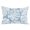 Blue, Denim, White, variant on Blue Monstera Deliciosa Body Pillow Cover 20 x 54 Inch Decorative Pillow Cover Summer Botanical Tropical Lumbar Pillowcase Seasonal Rectangle Cushion Case for Couch Sofa Bed Living Room