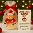 thumbnail image 6 of Dserfhy Christmas Pocket Hug Gift Mini Buffalo Pocket Hug Token with Heartwarming Cards Emotional Support Gifts for Friends Family, 6 of 8