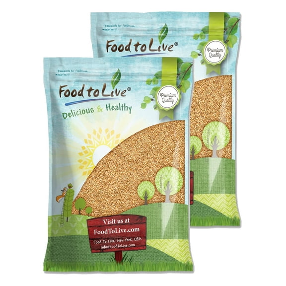 Golden Flax Seeds, 20 Pounds - Kosher, Raw, Vegan - by Food to Live