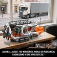 thumbnail image 4 of Kit de Modelo de Motor Camión Pesado Mould King con Transmisión 3236 piezas, 4 of 7