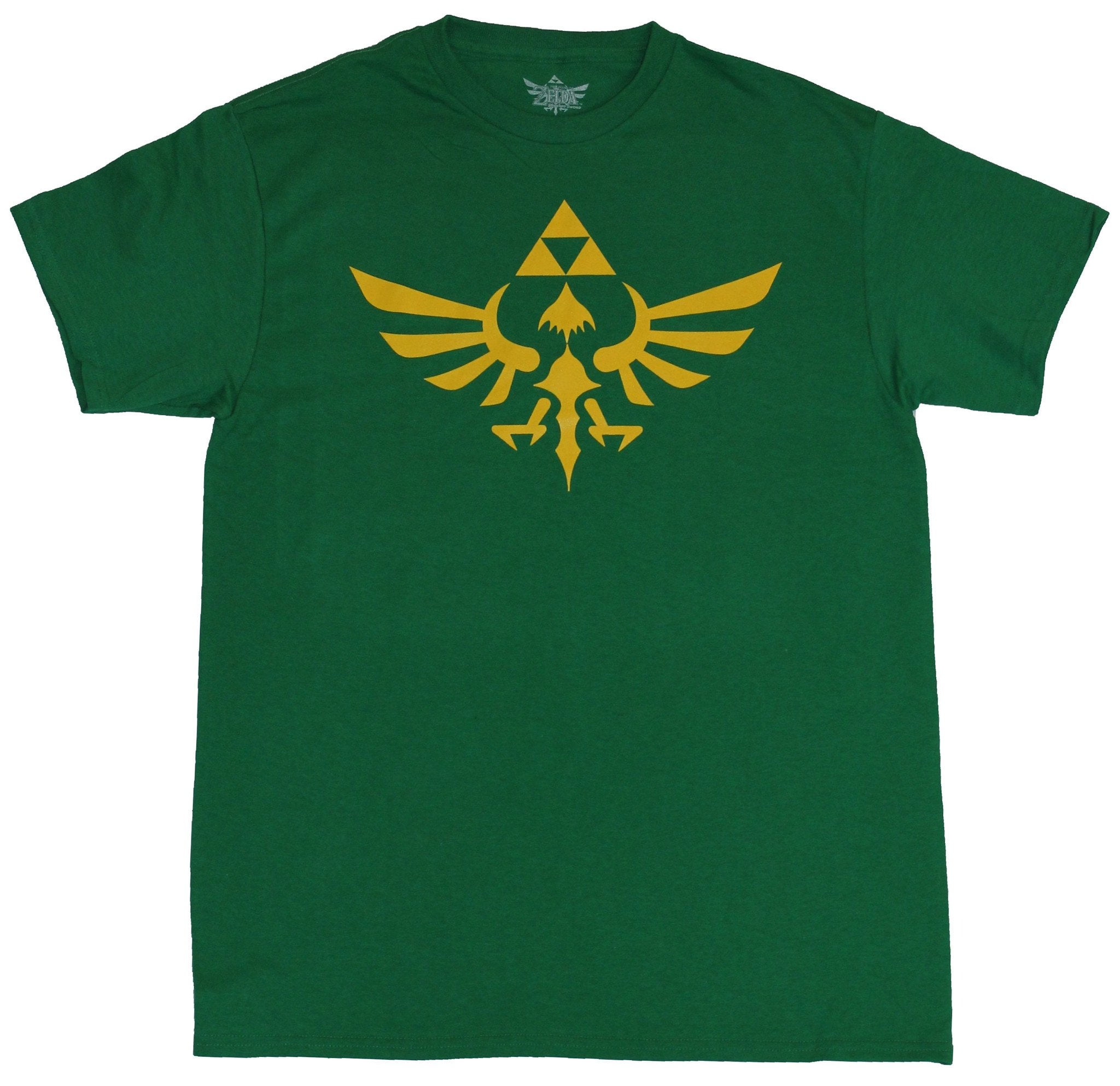 Nintendo Legend of Zelda Mens TShirt Solid Winged Triforce Yellow Print (XSmall) Walmart