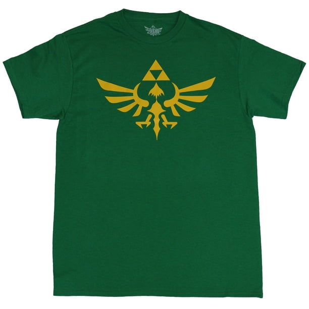 Nintendo - Legend of Zelda Mens T-Shirt - Solid Winged Triforce Yellow ...