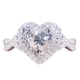 thumbnail image 1 of Forma Completa Anillo Rhinestone Anillo Elegante Geometría Rhinestone Anillos Completos para Mujeres Tamaño 6 10, 1 of 8