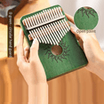 thumbnail image 3 of All-Wood Maple Kalimba 17-Key Mbila with Sound Hole Suitable for Beginners, 3 of 6