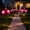 Purple, variant on NWOKYZGH 1Pc 26.7in Solar Powered Peony Ground Light Outdoor Artificial Plants Garden Ground Lights Waterproof Solar Ground Lights for Lawns Yard Patio Pathways Decoration