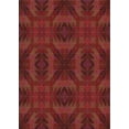 thumbnail image 1 of Ahgly Company Indoor Rectangle Patterned Chestnut Red Novelty Area Rugs, 8' x 10', 1 of 6