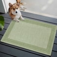 thumbnail image 4 of Cameo Green Retro Greek Key Large Area Rugs for Bedroom Living Room, Soft Non Slip Carpet Bedside Rug, Geometric Greece Ancient Rustic Rectangular Floor Cover Kitchen Accent Rug 2'x3' for Office, 4 of 9