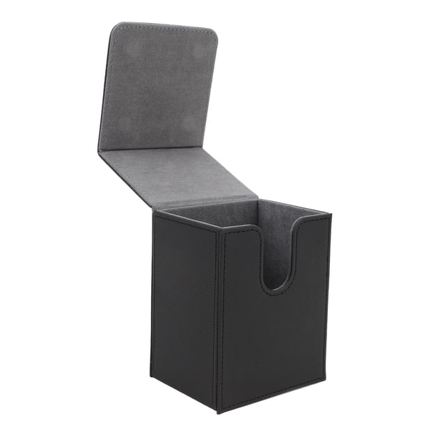 CAJA Para Baraja de Cartas, Caja de Almacenamiento de Tarjetas Multifuncional de Cuero PU Con Cierre Magnético para 100 Tarjetas O Más