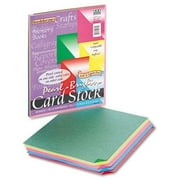 Pacon Card Stock, Smooth Finish, Assorted Colors, 8.5in x 11in, 100 Sheets