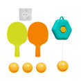 thumbnail image 1 of Entrenador de de mesa para interiores con raqueta y pelotas, entrenador de portátil para coordinación de ojos y manos para marco de azul DYNWAVEMX Entrenador de ping pong, 1 of 8