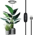 thumbnail image 1 of Mistaha Full Spectrum Floor Plant Growth Lamp with Timer and Dimmable, 72pcs Beads, 10W Power, IP42 Waterproof, 180° Rotation Angle, Black, 1 of 6