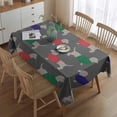 thumbnail image 2 of Dachshund Footprint Rectangle Tablecloth 60"x84",Waterproof Polyester Rectangle Table Cloth, Wipeable Spillproof Polyester Tablecloth for Dining, Camping, Indoor and Outdoor, 2 of 5