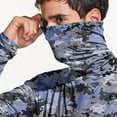 thumbnail image 7 of Hoodies for Men UPF 50+ Sun Protection Hoodie Camouflage Long Sleeve Fishing Hiking Shirt with Face Mask XL, 7 of 7