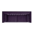 thumbnail image 5 of Maklaine Contemporary 84" Tufted Tuxedo Sofa Double Cushion in Purple, 5 of 15