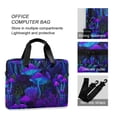 thumbnail image 4 of FORMRS 16" Laptop Bag Carrying Sleeve Case with Handle Travel Shoulder Briefcase, Night Mushrooms Pattern, 4 of 8