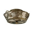 thumbnail image 3 of Meyda Tiffany 137902 10" W Whispering Pines Flush Mount Ceiling Fixture - Copper, 3 of 4