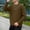 Coffee, variant on Fnnxeal Mens T-Shirts Long Sleeve Casual Crew Neck Fall Winter Corduroy Black Shirts for Men Size 2XL