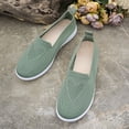 thumbnail image 6 of oqasdz Women Casual Shoes Plus Size Slip On Close Toe Mesh Breathable Flat Bottom Walking Shoes Solid Color Comfort Trendy Versatile Summer Outdoor, 6 of 7