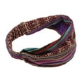 thumbnail image 3 of Unique Bargains 1 Pc Headband Stripes Wide Hairband for Women Purple, 3 of 5