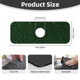 thumbnail image 2 of Sikiie Emerald Green Sparkling Splash Guard for Sink Faucet-1 PC Super Absorbent Fast Drying Mat Sink Gadgets-Splash Guard for Kitchen, Sink Mat, 2 of 7