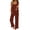 Z-Caramel, variant on UVN Summer Pajamas for Women 2 Piece Ruffle Tank Tops and Short Pants Sleepwear Lounge Pajama Sets