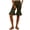 F2 Army Green, variant on Ruffle Flared Shorts for Women Trendy Bell Bottom Short Leggings Skinny Fitted Cropped Bloomer Trousers with Pocket