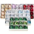 thumbnail image 2 of Actoyo 60mm/2.36 Delicate Glittering Shatterproof Christmas Ball Ornaments Decorative Hanging Christmas Ornaments Set for Christmas Tree - 12 Counts Blue, 2 of 6