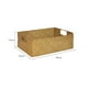 thumbnail image 2 of Cesta de almacenamiento de algas hecha a mano, caja de almacenamiento tejida con asa para el hogar, cocina y oficina, 2 of 5