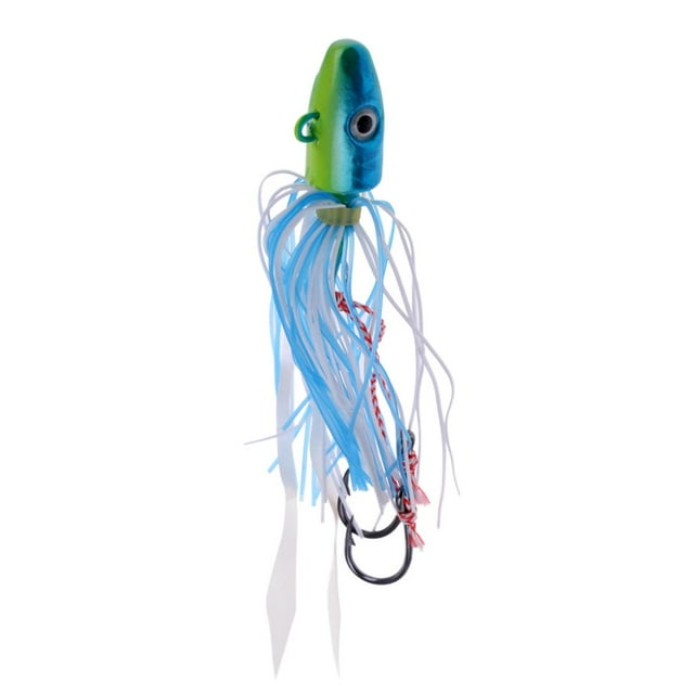Ojos 3D Señuelo shamjiam Cabeza de Cebos para Lubina Pesca Señuelos de pesca de plomo