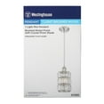 thumbnail image 2 of Westinghouse Sophie Mini Pendant Oil Rubbed Bronze Finish Crystal Prism Glass, 2 of 5