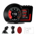 thumbnail image 2 of Overspeed Car Headup Display Digital GPS Speedometer Dual System Display with Speed/Clock/RPM/Water&Oil Temperature/Altitude/etc. Overspeed Alarm Acceleration Test Brake Test, 2 of 7