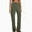 Green, variant on OKBOP Cotton Cargo Pants Women High Waist Fall Casual Wide Leg Trousers Relaxed Fit Hiking Straight with Pockets Baggy Long Pants
