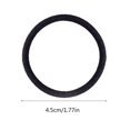 thumbnail image 3 of 100 Pack Black Hair Bands Elastic Hair Ties for All Hair Types Suitable for Work, Sports, and Play No Metal, 3 of 4