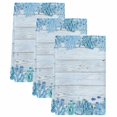 thumbnail image 2 of Ocean Coral Kitchen Towels Set of 3, Summer Underwater Marine Starfish Wooden Blue Absorbent Dish Towels for Kitchen, Microfiber Hand Towel, Quick Drying Tea Towel for Cleaning Decorative Dishcloths, 2 of 7