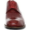 thumbnail image 2 of Stacy Adams Madison Anaconda Print Leather Shoes Red 00055-600, 2 of 7