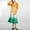 Yellow, variant on ITSAME Womens Plus Size Dress, Casual Loose Color Block Long Sleeve Pullover Cotton Long Dress Yellow S