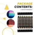 thumbnail image 3 of WS2812B LED Matrix Panel Programmable Pixel Display for -XIAO DIY Lighting Projects XIAO-6x10-RGB-Matrix A, 3 of 7