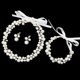thumbnail image 3 of 1 juego de accesorios de joyería elegantes para boda, diadema de perlas para novia, pulsera y pendientes para dama de honor, fiesta para mujer, 3 of 6