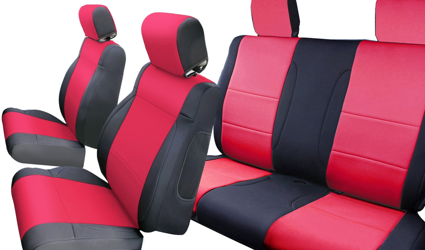 Leader Accessories Combo Custom Car Seat Covers Fit for Jeep Wrangler