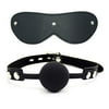 Tabuy Two Styles of Mouth Ball Can Choose with Eye Mask and (Black)