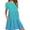 Sky Blue, variant on Summer Dresses for Women 2024 Casual Short Sleeve Crewneck Basic Swing Beach Mini Dress Boho T Shirt Sundress with Pockets Warehouse&nbsp;Sale