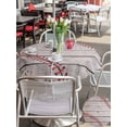 thumbnail image 6 of Outdoor Tablecloth with Umbrella Hole Zipper Baseball Round Tablecloth 60" Waterproof Outside Table Cloth Vintage Wooden Shabby Art Patio Table Cover Tablecloths for Picnic Party, 6 of 8