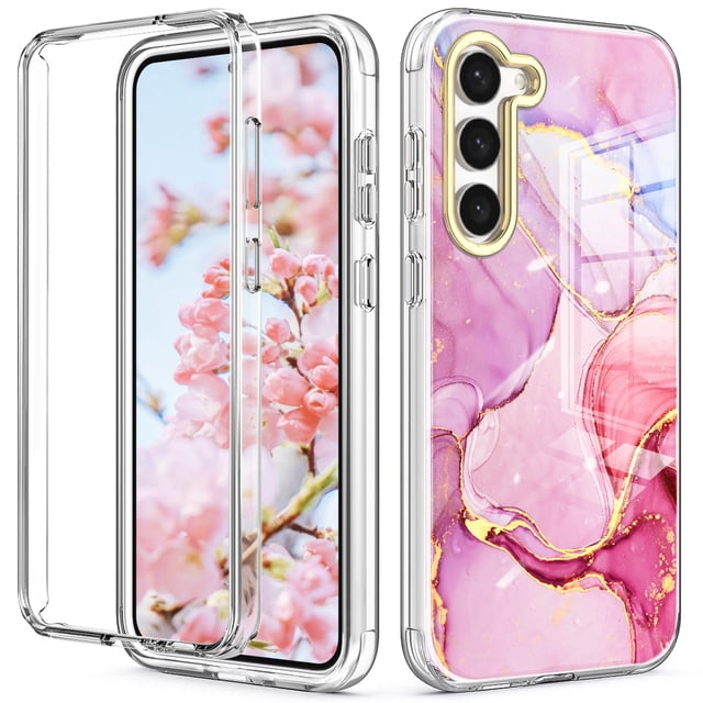 Luxury Case for Samsung Galaxy S23 Plus/S23+ IMD Pattern Slim Thin Full Body Protection Durable Shockproof Soft Case Support Wireless Charging,Butterfly