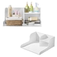 thumbnail image 4 of SUSUchens 27.5 Inch Washer Dryer Countertop with Anti-Slip Strips, Edge Rails and Back Baffle, Laundry Room Storage Shelf Organizer Topper with 110lbs Load Capacity (White), 4 of 9