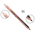 thumbnail image 4 of Nuevo 12pcs 2 en un Eyebrow Set de Herramientas de Maquillaje de Lápiz Corrector + negro + oscuro Yinane Lápiz cosmético, 4 of 5