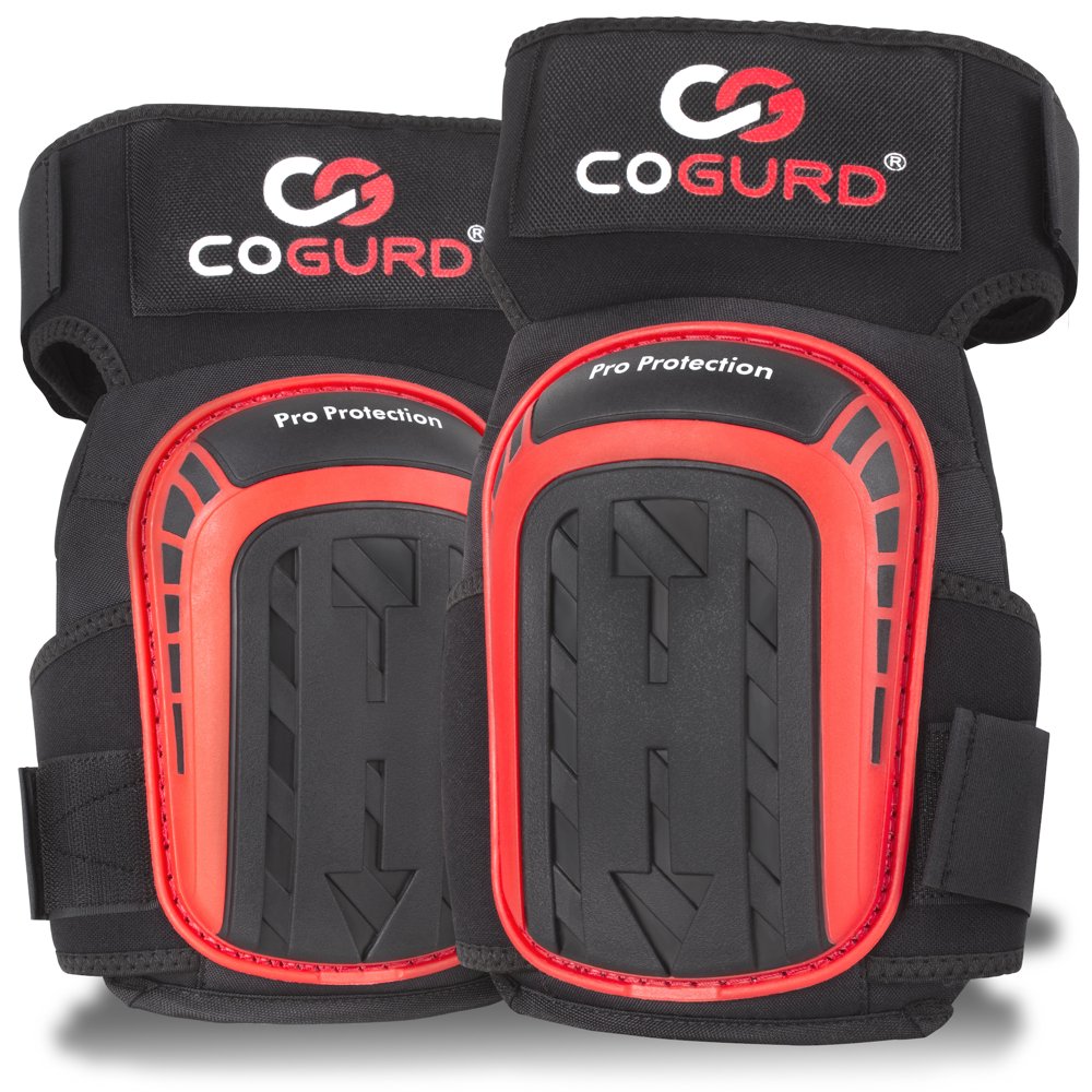 COGURD Professional Gel Knee Pads for Work Construction, Gardening, Cleaning, Flooring and