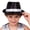 w93# Black309, variant on Wuxian Toddler Kids Boys Sequin Fedoras Hat Glitter Sparkly Top Hat Performance Dance Party Stage Show Solid Colro Western Retro Disco Jazz Caps Victorian Dress Up Lightweight Hats,Black,One Size