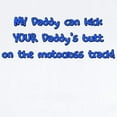 thumbnail image 2 of CafePress - MX Kick Daddy's Butt Motocross Baby Bodysuit Blue - Baby Light Bodysuit, Size Newborn - 24 Months, 2 of 4